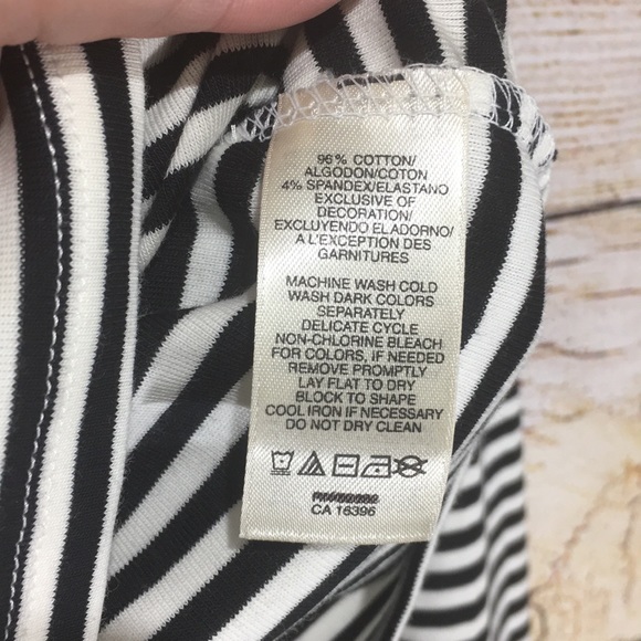 Anne Taylor loft size xs black and white stripe - Picture 3 of 5